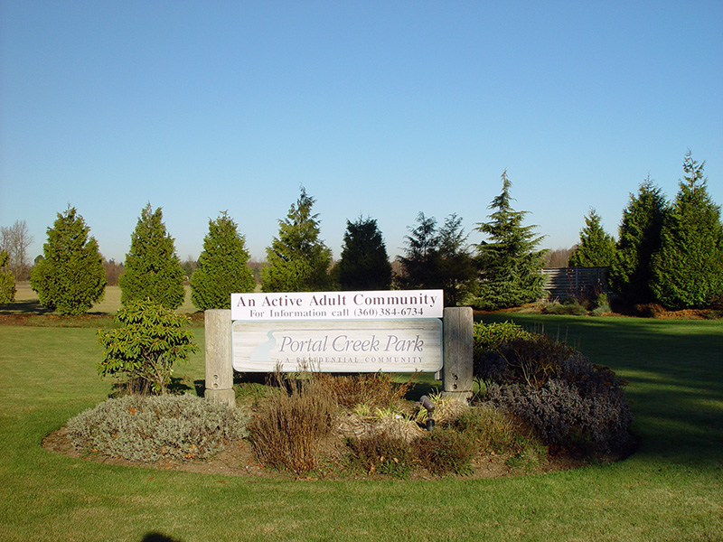 Portal Creek Park sign